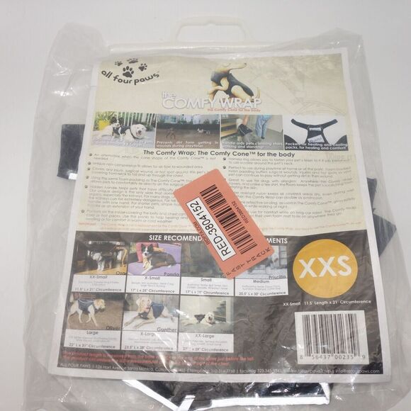 New The Comfy Wrap Non-Compression Therapeutic Recovery Wrap Size XXS - Picture 2 of 9